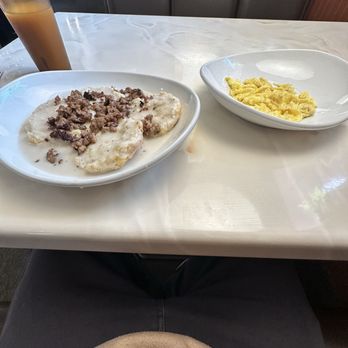 Lee's Crossroads Cafe - Biscuits and gravy plate with two scrambled eggs - Breakfast & Brunch Near Me - Arapahoe, Nebraska Lee's Crossroads Cafe - Biscuits and gravy plate with two scrambled eggs - Breakfast & Brunch Near Me - Arapahoe, Nebraska