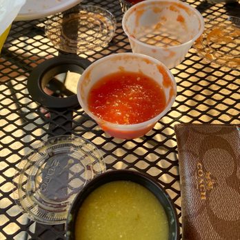 Taco Riendo - They charge me $3 dlls for this salsa - Mexican Near Me - Philadelphia, Pennsylvania Taco Riendo - They charge me $3 dlls for this salsa - Mexican Near Me - Philadelphia, Pennsylvania