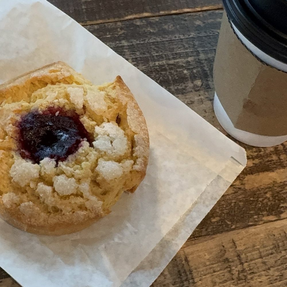 Third Culture Coffee - Marionberry GF Biscuit Latte - Coffee & Tea Near Me - Bellevue, Washington Third Culture Coffee - Marionberry GF Biscuit Latte - Coffee & Tea Near Me - Bellevue, Washington