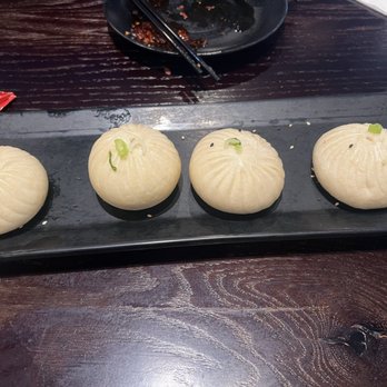 Dough Zone Dumpling House - Issaquah - Q-Bao (Pan Fried Pork Buns) (4) Q-Bao (Pan Fried Pork Buns) (4) - Chinese Near Me - Issaquah, Washington Dough Zone Dumpling House - Issaquah - Q-Bao (Pan Fried Pork Buns) (4) Q-Bao (Pan Fried Pork Buns) (4) - Chinese Near Me - Issaquah, Washington