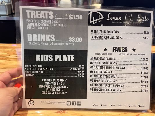 Menu photo 2 Lona’s Lil Eats Kirkwood, MO