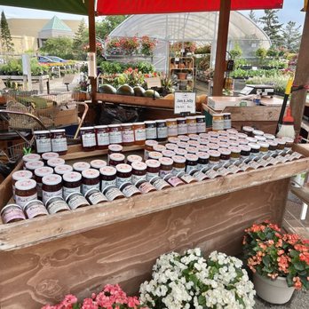 Untiedt's - Edina  -  display of jars of jams - Farmers Market Near Me - Edina, Minnesota