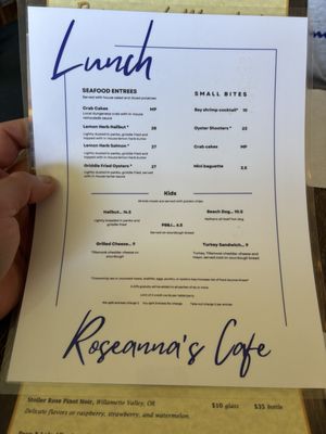 Menu photo 2 Roseanna's Cafe Oceanside, OR Menu photo 2 Roseanna's Cafe Oceanside, OR