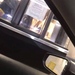 Church's Chicken - You see the guy not wearing the mask and the employee blocking so can't get the proof