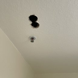 Bathroom ceiling - before Bathroom ceiling - before