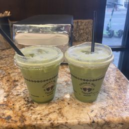 Matcha horchata latte Matcha horchata latte
