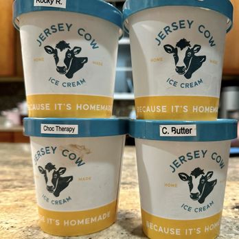 Jersey Cow Ice Cream - Save $2 when you order 4 pints - Ice Cream & Frozen Yogurt Near Me - Northfield, New Jersey Jersey Cow Ice Cream - Save $2 when you order 4 pints - Ice Cream & Frozen Yogurt Near Me - Northfield, New Jersey