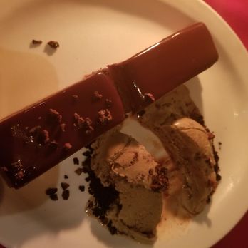 Dear John’s - Chocolate Hazelnut Cake with Salted Caramel Ice Cream - American Near Me - Culver City, California Dear John’s - Chocolate Hazelnut Cake with Salted Caramel Ice Cream - American Near Me - Culver City, California