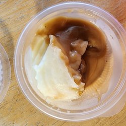 KFC - Old chicken, Underfilled mashed potatoes, hard dry buiscut
