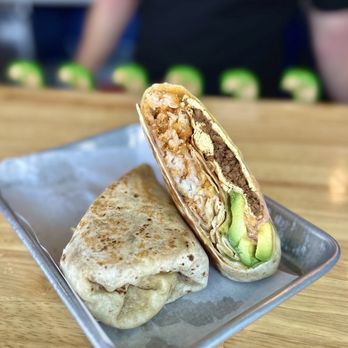 Green Cheek Beer Co. - Vegetarian Breakfast Burrito - Breweries Near Me - Sunset Beach, California