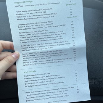 Bastion - Menu - Cocktail Bars Near Me - Nashville, Tennessee