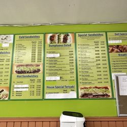 C & A Sandwich - July 2024 menu