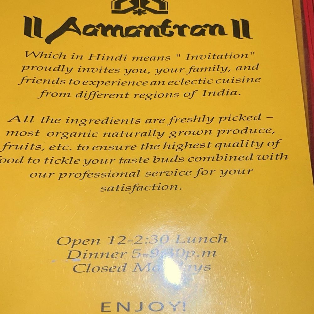Aamantran Indian Cuisine - Indian Near Me - Toms River, New Jersey Aamantran Indian Cuisine - Indian Near Me - Toms River, New Jersey
