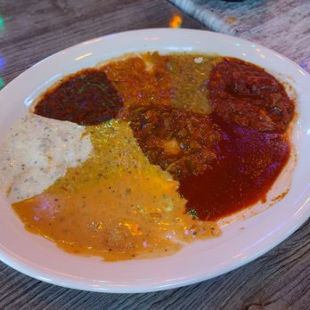 Chuy's - When have newbies, ask for a platter of the specialty sauces in order to taste sample them all! - Tex-Mex Near Me - Denton, Texas Chuy's - When have newbies, ask for a platter of the specialty sauces in order to taste sample them all! - Tex-Mex Near Me - Denton, Texas