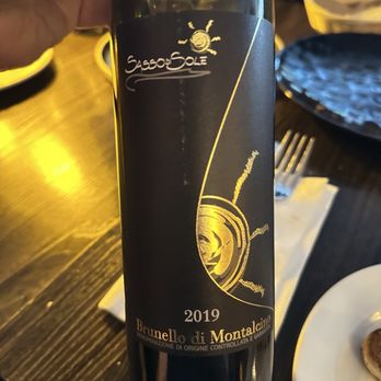 Cedro Italian Restaurant - Wine we ordered. - Italian Near Me - Newbury Park, California