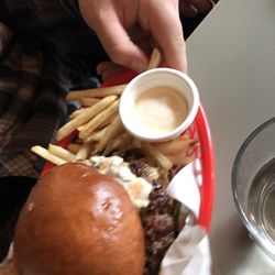 Egmont St Eatery - Another burger pic
