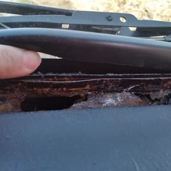Safelite AutoGlass - Rust is not in contact with glass bit behind the dash - Auto Glass Services Near Me - Kingston, New York Safelite AutoGlass - Rust is not in contact with glass bit behind the dash - Auto Glass Services Near Me - Kingston, New York