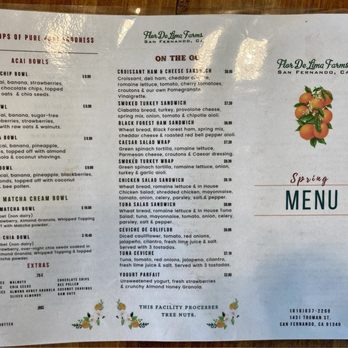 Flor De Lima Farms - Menu - Juice Bars & Smoothies Near Me - San Fernando, California Flor De Lima Farms - Menu - Juice Bars & Smoothies Near Me - San Fernando, California
