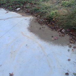Paid 1200 to have this soil graded away from cement. This company stole our money. Paid 1200 to have this soil graded away from cement. This company stole our money.