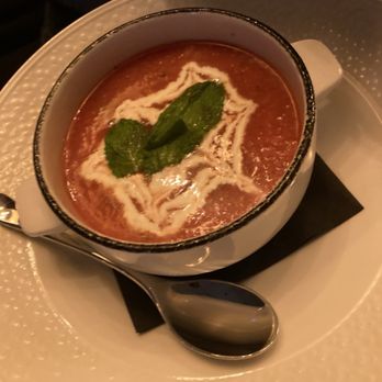 The Pinery - Watermelon gazpacho - American Near Me - Orlando, Florida The Pinery - Watermelon gazpacho - American Near Me - Orlando, Florida
