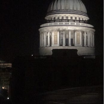 One New Change - St Paul's Cathedral in nightime, as seen from the terrace of Madison - Shopping Centers Near Me - London, XGL One New Change - St Paul's Cathedral in nightime, as seen from the terrace of Madison - Shopping Centers Near Me - London, XGL