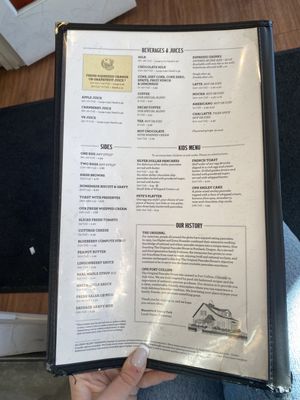 Menu photo 1 The Original Pancake House Fort Collins, CO Menu photo 1 The Original Pancake House Fort Collins, CO