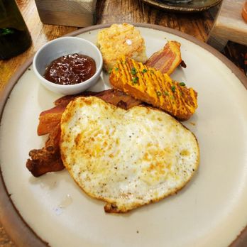 Husk - Breakfast plate! Substitute scrambler eggs for over hard Hash brown was to die for! - Southern Near Me - Nashville, Tennessee Husk - Breakfast plate! Substitute scrambler eggs for over hard Hash brown was to die for! - Southern Near Me - Nashville, Tennessee