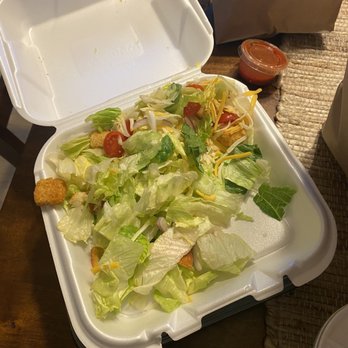 Outback Steakhouse - Salad spilled out of the container - Steakhouses Near Me - Jenkintown, Pennsylvania Outback Steakhouse - Salad spilled out of the container - Steakhouses Near Me - Jenkintown, Pennsylvania