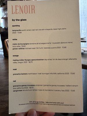 Menu photo 8 Lenoir Austin, TX