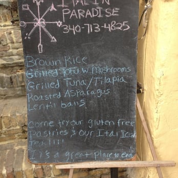 Ital In Paradise - Specials board - Caribbean Near Me - Christiansted, Virgin Islands