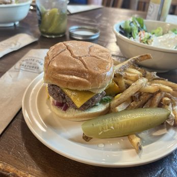 White Oak Pastures - All American Burger with Beef Tallow Fries  Sooooo good! - CSA Near Me - Bluffton, Georgia