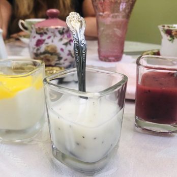 Tea Time - Poppy seed and raspberry walnut vinaigrette dressing and lemon curd. - Tea Rooms Near Me - Sunrise, Florida