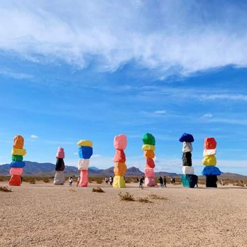 Seven Magic Mountains - Public Art Near Me - Las Vegas, Nevada Seven Magic Mountains - Public Art Near Me - Las Vegas, Nevada
