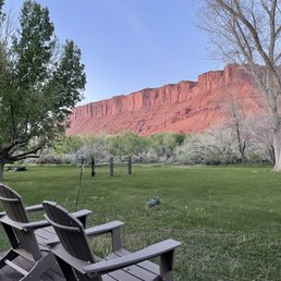 View from the hot tub.