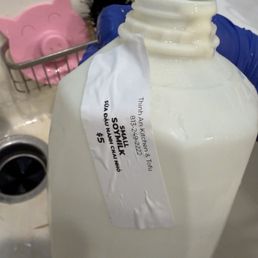 The half gallon jug with label.