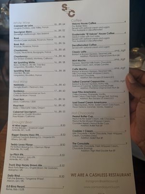 Menu photo 5 Saints + Council Atlanta, GA