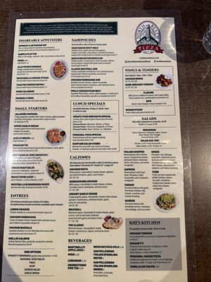 Menu photo 2 North Beach Pizza Berkeley, CA Menu photo 2 North Beach Pizza Berkeley, CA