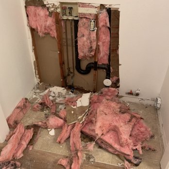 Brandon Bills Handyman Services - Laundry room water damage repair, tile floor and folding door repair. - Handyman Near Me Brandon Bills Handyman Services - Laundry room water damage repair, tile floor and folding door repair. - Handyman Near Me