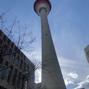 Calgary Tower - The Tower from below - Landmarks & Historical Buildings Near Me - Calgary, Alberta Calgary Tower - The Tower from below - Landmarks & Historical Buildings Near Me - Calgary, Alberta