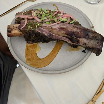 Coarse by Chef Reginald Scott - The dino rib... TENDER - Smokehouse Near Me - Houston, Texas