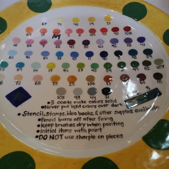 Color Me Mine - The color plate - Paint-Your-Own Pottery Near Me - Brea, California Color Me Mine - The color plate - Paint-Your-Own Pottery Near Me - Brea, California