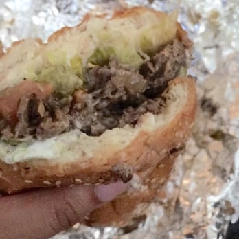 Beeps Fast Food - Steak and cheese with everything in it. Great amount of meat and very flavorful - Fast Food Near Me - Van Nuys, California