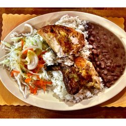 Brasa Roja - 9.99$ 1/4 Chicken Special (w/rice beans & salad) @ Brasa Roja. Columbian Cuisine 3556 N Pulaski Rd, Chicago, IL . Cool!