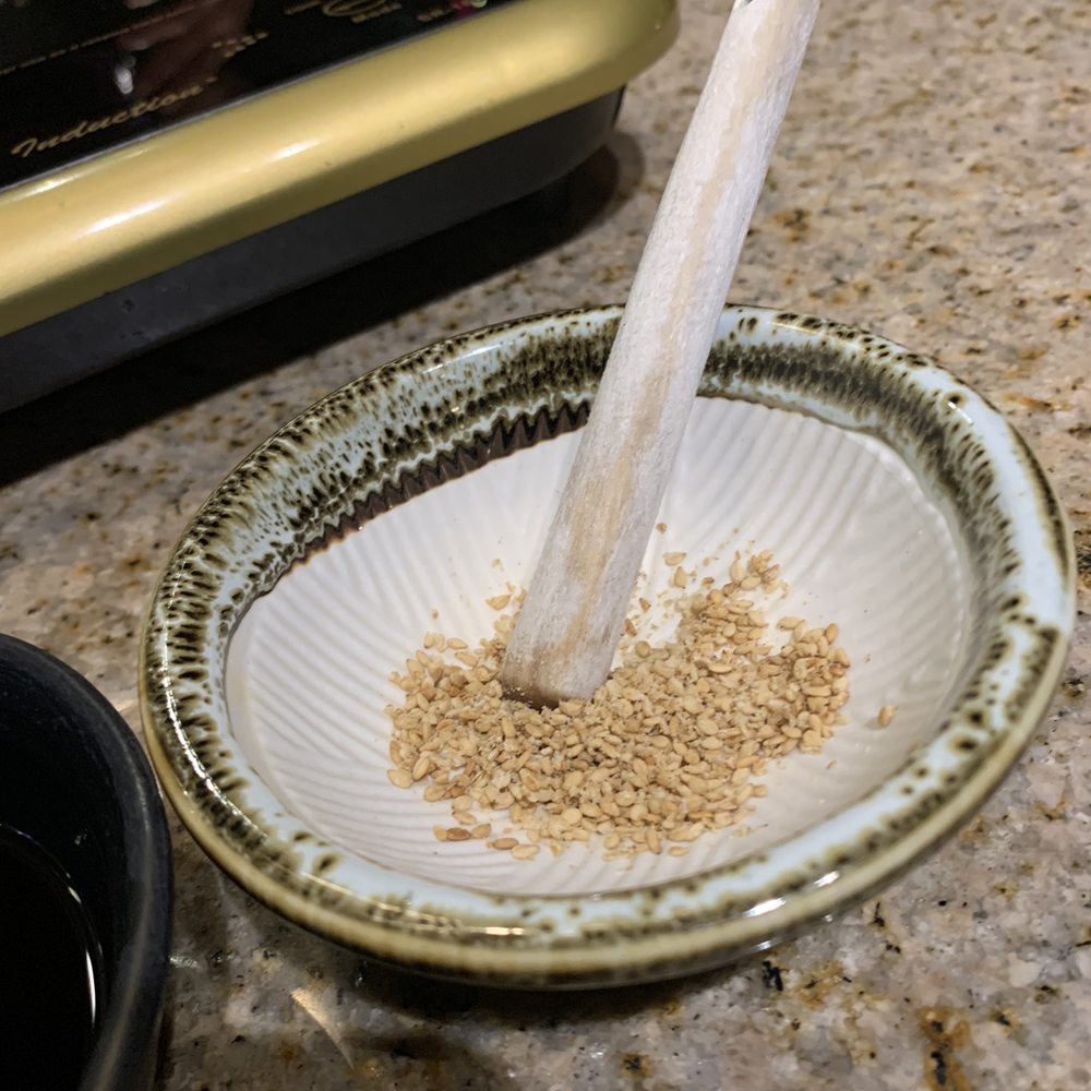 Paper Pot Shabu - Bowl of sesame for sauce - Hot Pot Near Me - Diamond Bar, California Paper Pot Shabu - Bowl of sesame for sauce - Hot Pot Near Me - Diamond Bar, California