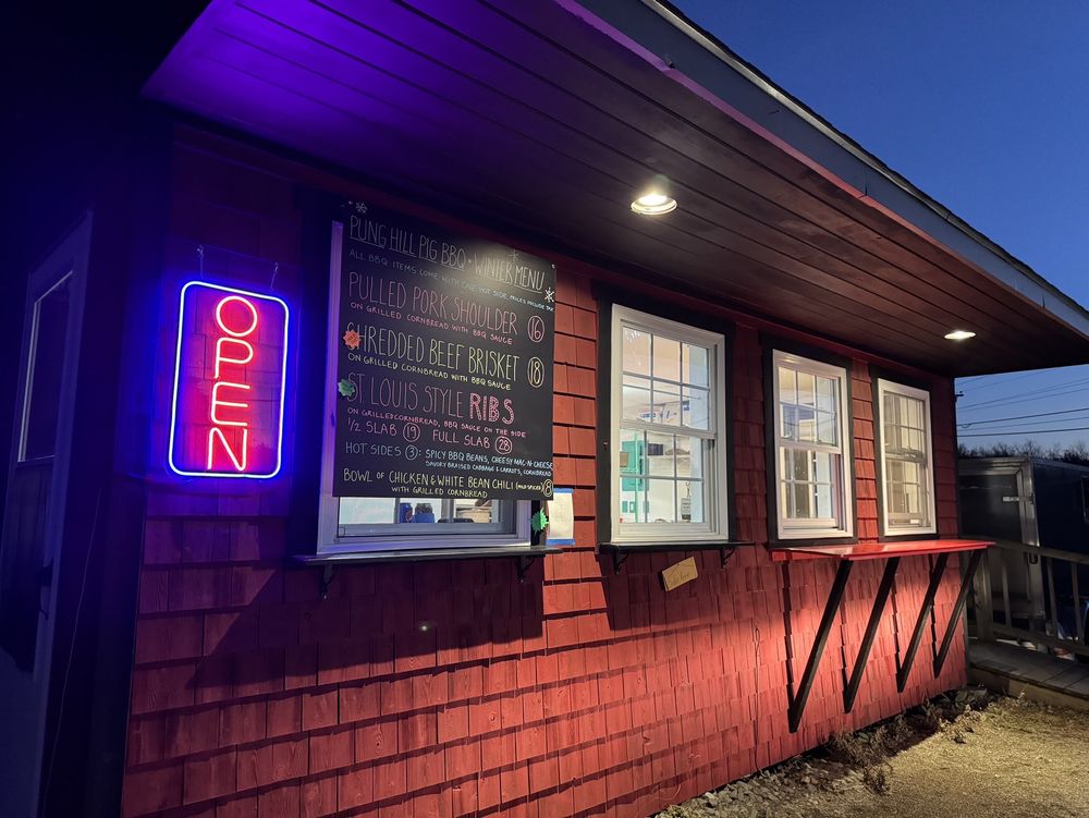 PUNG HILL PIG BBQ 114 Norridgewock Rd, Fairfield, Maine Barbeque