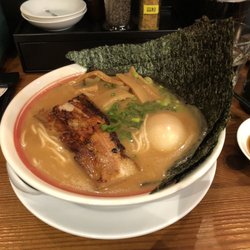 霸嗎拉麵 - Noritama-Uma- pork ramen with egg and seaweed