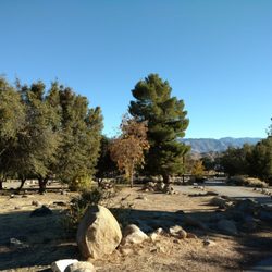 Tillie Creek Campground - Empty of campers Thanksgiving week, but the toilets are still being cleaned!