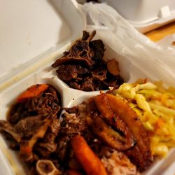 Cool Runnings Jamaican Food Truck - Oxtails plate