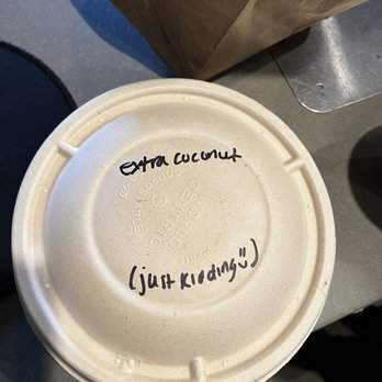 Juice Girl - a cup of coffee on a table - Juice Bars & Smoothies Near Me - Mill Valley, California