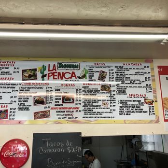 Taqueria la Penca - Menu - Mexican Near Me - Fresno, California